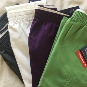 4 Pair Cherokee Workwear Scrub Pants 4200 Petite